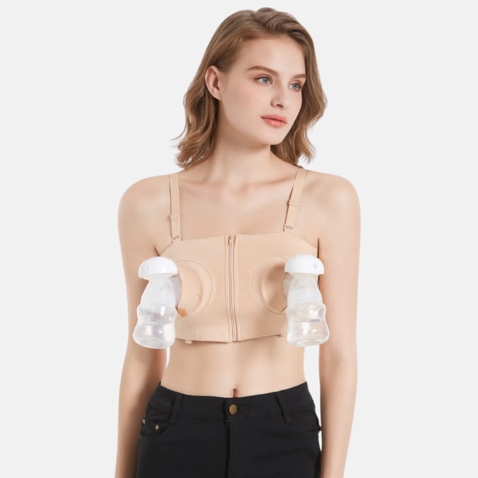 Hands free bra zipper extension